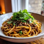 Asian Style Ground Beef Spaghetti With Smoked Chili Garlic Oil 1767841143.9462504