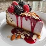 Blackberry Raspberry Cheesecake With Glossy Fruit Gelee 1767837512.3910387