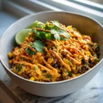 Chipotle Avocado Crema Taco Rice With Crispy Tortilla Strips 6 Chipotle Avocado Crema Taco Rice With Crispy Tortilla Strips 1767813250.5581083