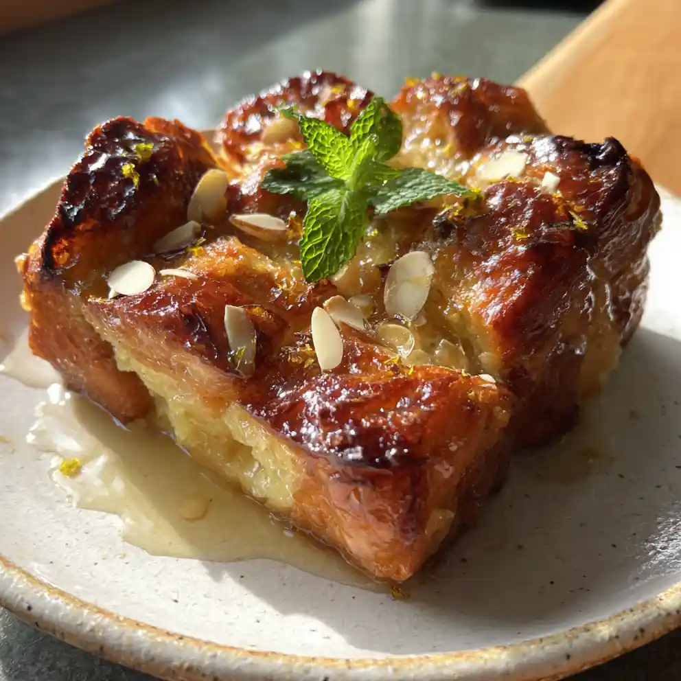 Croissant French Toast Casserole With Cardamom Honey Cream 1767859793.3817458