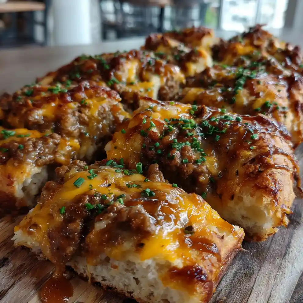 Fluffy Biscuit Breakfast Pizza With Cheddar Topped Sausage Gravy And Chipotle Maple Swirl 1767853527.3279698