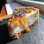 Lavender Infused Vanilla Bean Cheesecake With A Brown Butter Caramel Ribbon 6 Lavender Infused Vanilla Bean Cheesecake With A Brown Butter Caramel Ribbon 1767798631.567717