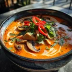 Thai Red Curry Soup With Roasted Lemongrass Coconut Cream Swirl 6 Thai Red Curry Soup With Roasted Lemongrass Coconut Cream Swirl 1767852982.2615669