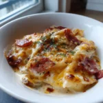 Slow Cooked Pierogi Casserole With Beef Kielbasa And Herb Cream Swirl 6 Slow Cooked Pierogi Casserole With Beef Kielbasa And Herb Cream Swirl 1772005944.3187854