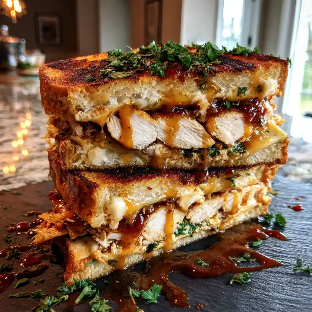 Spicy Chipotle Aioli Stacked Sandwich With Caramelized Onion Jam 1772026771.0028718