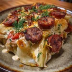 Crock Pot Pierogi Casserole With Beef Kielbasa 1772950451.2587955