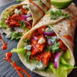 Quick Buffalo Chicken Wraps 6 Quick Buffalo Chicken Wraps 1772954310.1632602