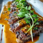 Seared Steak With Bourbon Style Garlic Cream Sauce 1772922665.9408512