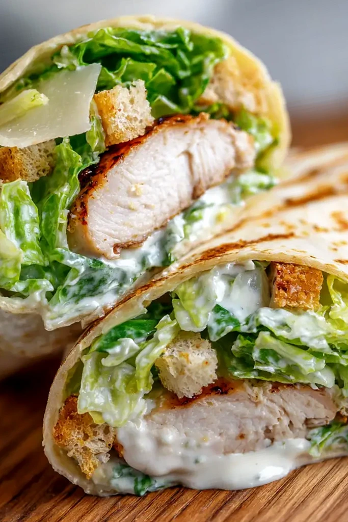 Ultimate Chicken Caesar Wraps: Crispy, Creamy, and Golden-Brown