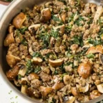 30-Minute Ground Beef and Mushroom Skillet 4 30-Minute Ground Beef and Mushroom Skillet