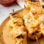 Zesty Bang Bang Chicken Skewers 4 Zesty Bang Bang Chicken Skewers
