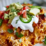 Hearty Cheesy Chicken Taco Casserole 4 Hearty Cheesy Chicken Taco Casserole