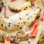 Slow Cooker Creamy Ranch Chicken and Vegetables 4 Slow Cooker Creamy Ranch Chicken and Vegetables