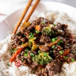 Quick Ground Beef Teriyaki Bowls 4 Quick Ground Beef Teriyaki Bowls