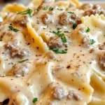 Creamy Cajun Beef and Cheese Bowtie Pasta 4 Creamy Cajun Cream Cheese Alfredo Bowties with Spiced Beef