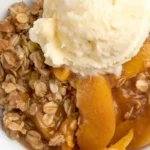 Classic Homemade Peach Crisp 4 Classic Homemade Peach Crisp