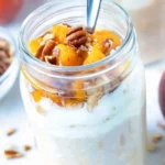 Peach Cobbler Overnight Oats 4 Peach Cobbler Overnight Oats