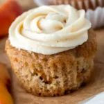 Moist Peach Cupcakes with Fresh Peach Buttercream 4 Moist Peach Cupcakes with Fresh Peach Buttercream