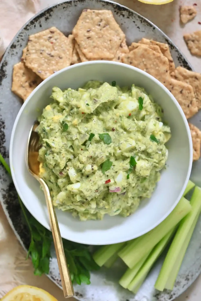 Healthy Herby Avocado Egg Salad Recipe (No Mayo!)